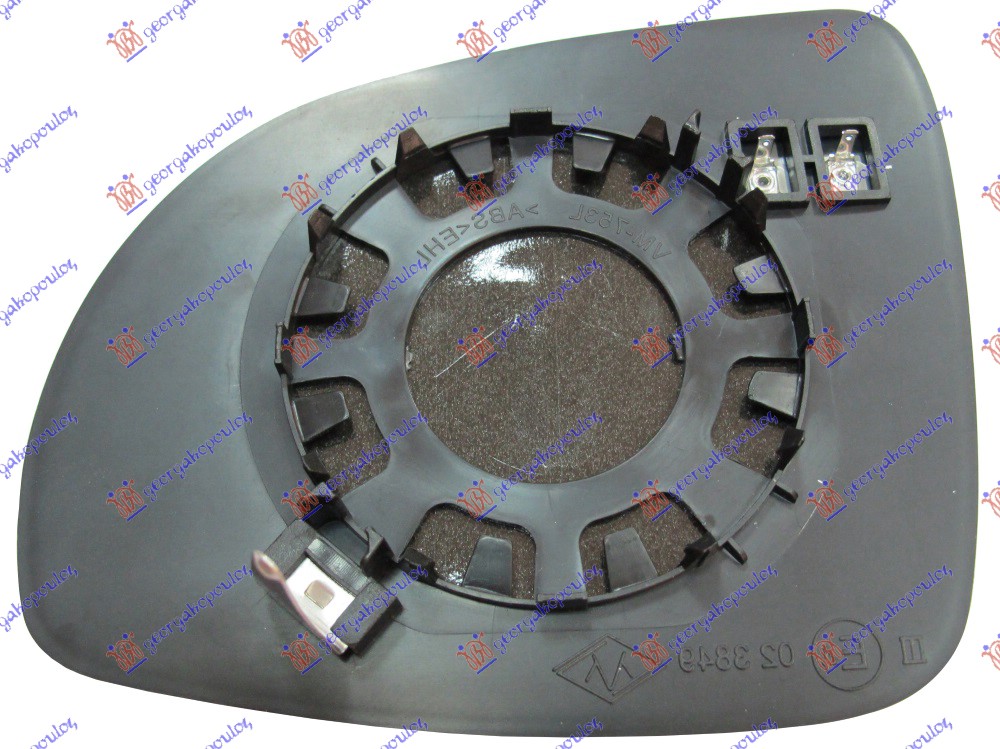 STAKLO RETROVIZORA SA GREJACEM (KONVEKSNO) - DESNO