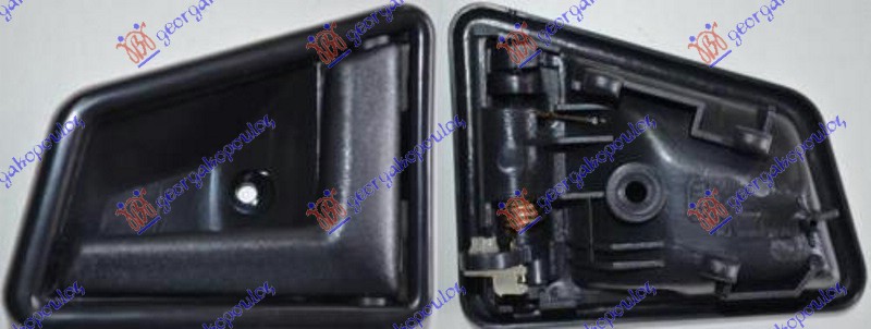 KVAKA PREDNJIH/ZADNJIH VRATA UNUTRASNJA CRNA - DESNO