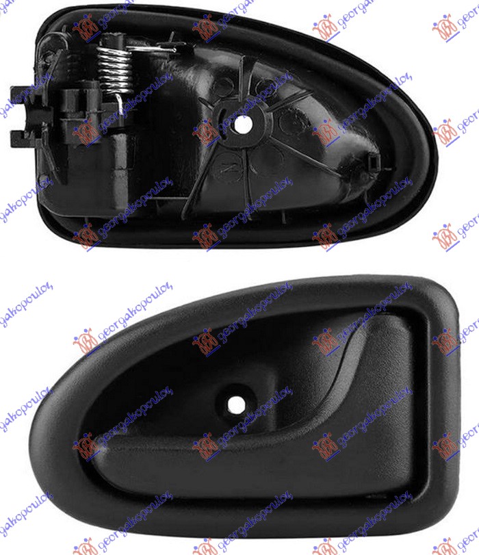 KVAKA PREDNJIH/ZADNJIH UNUTRASNJA CRNA (SA ZASTITNOM SAJLOM) - LEVO