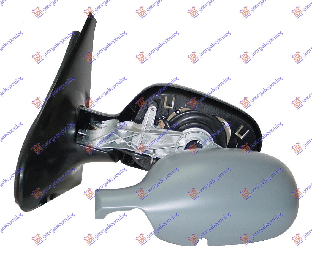 RETROVIZOR ELEKTRICNI SA GREJACEM PM (ASFERICNO STAKLO) - LEVO