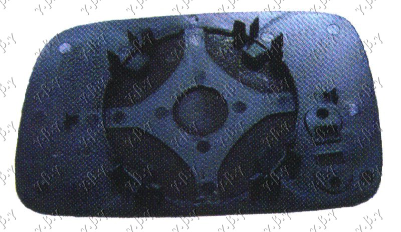 STAKLO RETROVIZORA SA GREJ.D-Polo(95-99) - DESNO