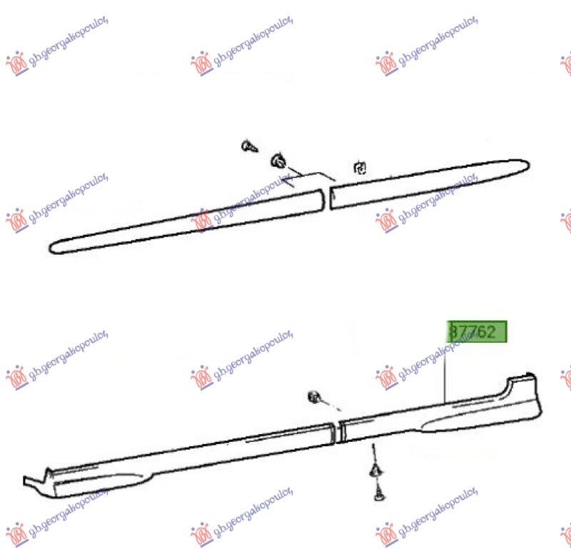 LAJSNA SAJTNE ZADNJIH VRATA (O) - DESNO
