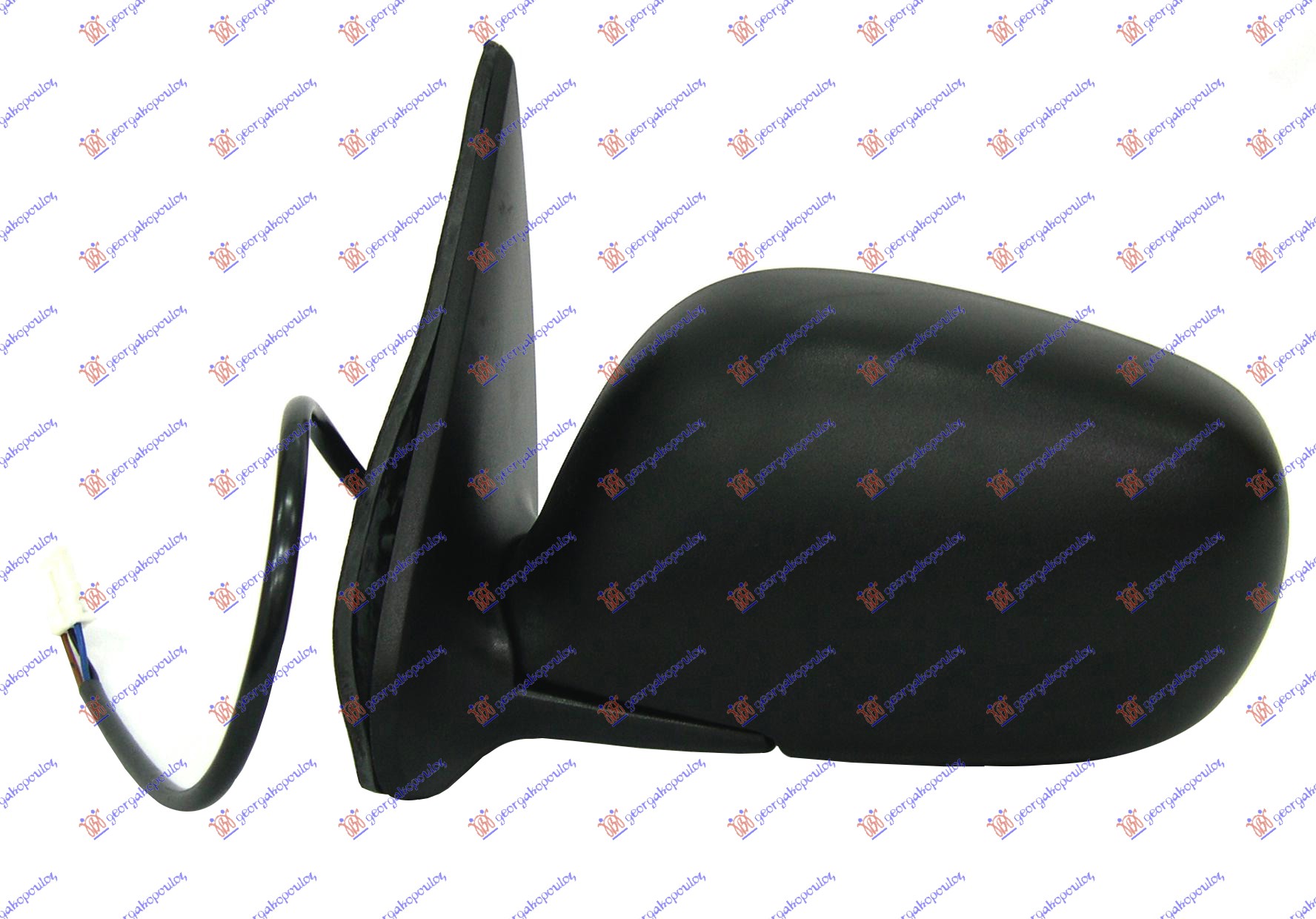 RETROVIZOR ELEKTRICNI SA GREJACEM (A KVALITET) (KONVEKSNO STAKLO) - LEVO