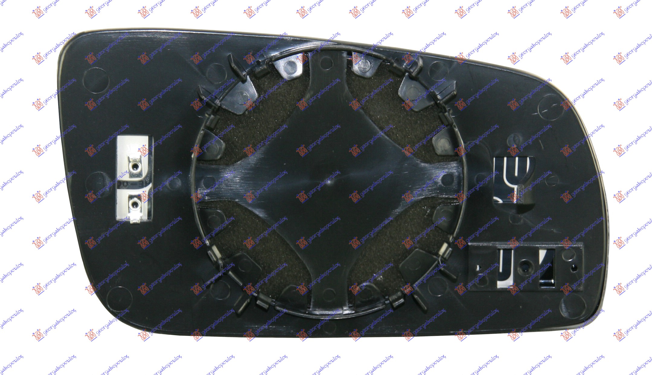 STAKLO RETROVIZORA SA GREJACEM (ASFERICNO) - LEVO