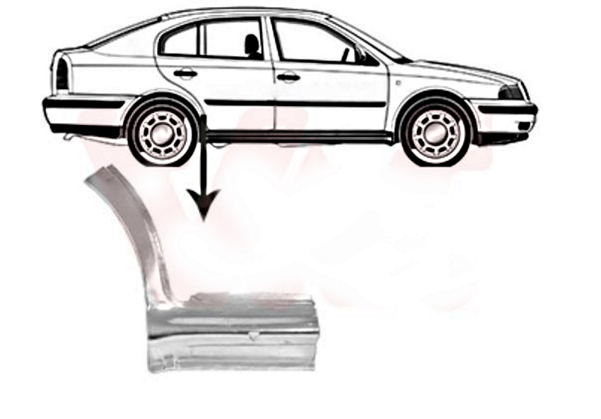RUB (PREDNJI DEO SA POLOVINOM SAJTNE) - DESNO