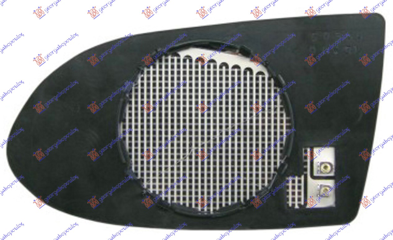 STAKLO RETROVIZORA SA GREJACEM 02- (KONVEKSNO)