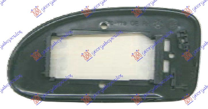 STAKLO RETROVIZORA (CETVRTASTO KACENJE) (KONVEKSNO) - DESNO