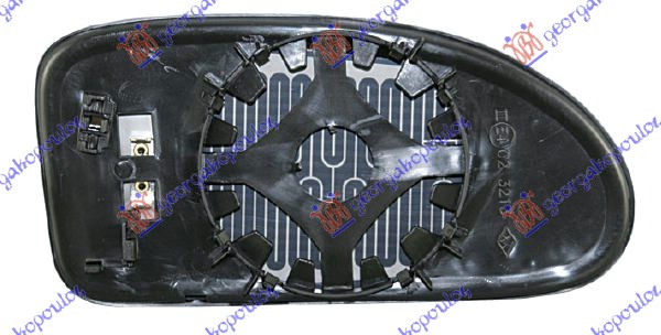 STAKLO RETROVIZORA SA GREJACEM (OKRUGLO KACENJE) (KONVEKSNO)