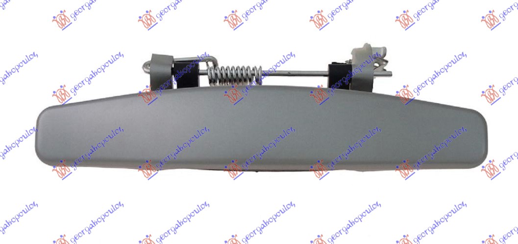 KVAKA PREDNJIH/ZADNJIH VRATA SPOLJASNJA SIVA - LEVO