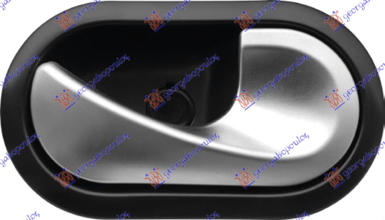 KVAKA PREDNJIH/ZADNJIH VRATA UNUTRASNJA SREBRNA/CRNA - DESNO