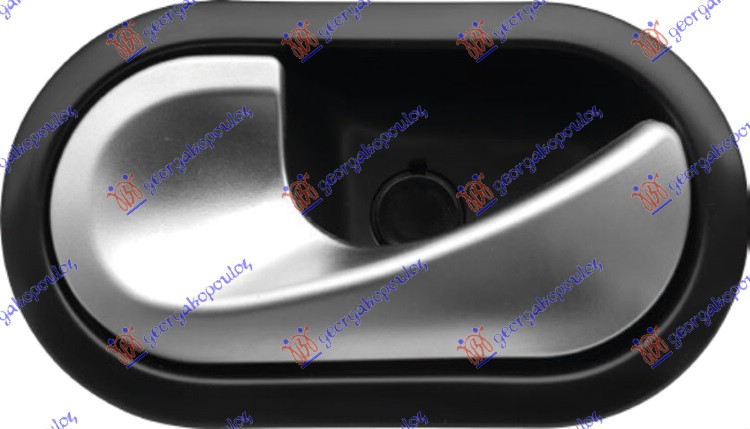 KVAKA PREDNJIH/ZADNJIH VRATA UNUTRASNJA SREBRNA/CRNA - LEVO