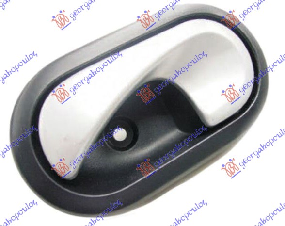 KVAKA PREDNJIH/ZADNJIH VRATA UNUTRASNJA CRNA/HROM - LEVO