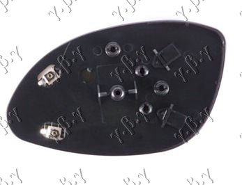 STAKLO RETROVIZORA SA GREJACEM (KONVEKSNO) - DESNO