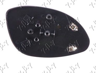 STAKLO RETROVIZORA SA GREJACEM (ASFERICNO) - LEVO