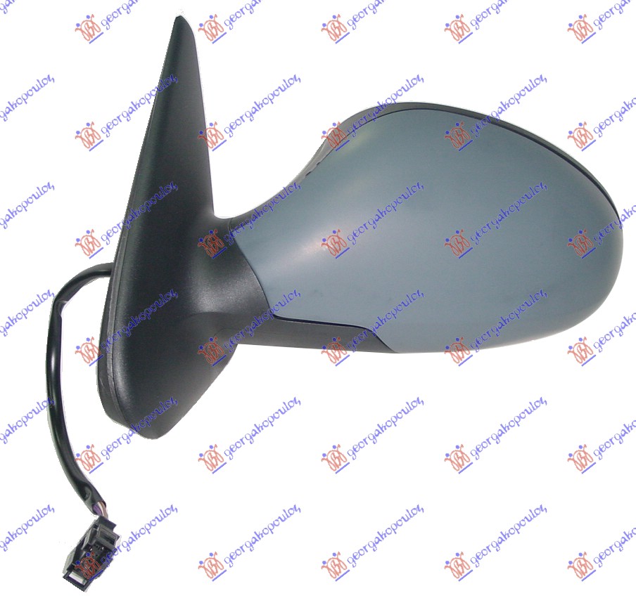RETROVIZOR ELEKTRICNI SA GREJACEM PM 03- (ASFERICNO STAKLO) - LEVO