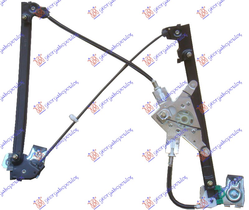 PODIZAC PREDNJEG PROZORA ELEKTRICNI (BEZ MOTORA) 4/5 VRATA - LEVO