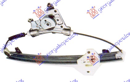 PODIZAC ZADNJEG PROZORA ELEKTRICNI (BEZ MOTORA) - DESNO