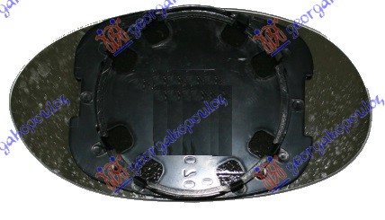 STAKLO RETROVIZORA (KONVEKSNO) - LEVO