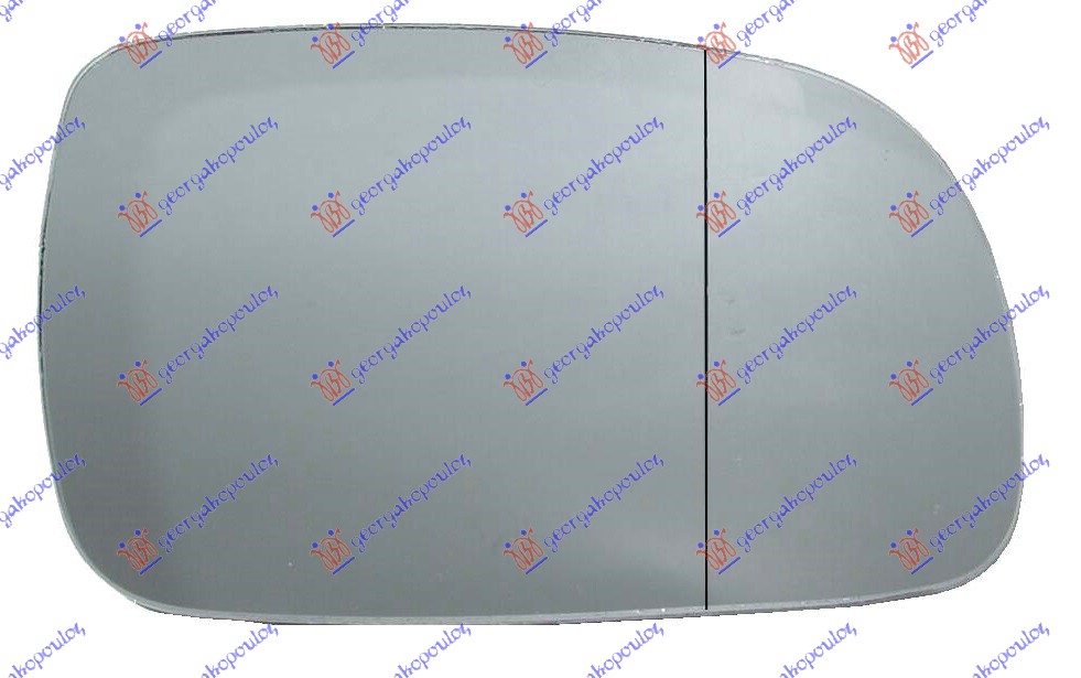 STAKLO RETROVIZORA (DUGO) (KONVEKSNO) - DESNO