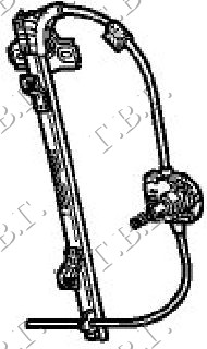 PODIZAC PREDNJEG PROZORA ELEKTRICNI - DESNO