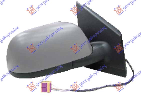 RETROVIZOR ELEKTRICNI SA GREJACEM (A KVALITET) (KONVEKSNO STAKLO) - DESNO