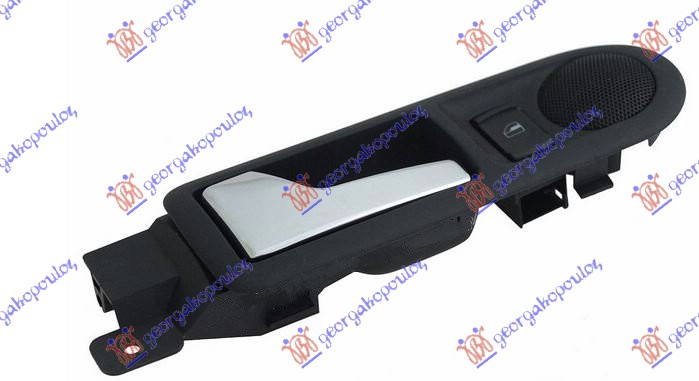 KVAKA ZADNJIH VRATA UNUTRASNJA HROM/CRNA - LEVO