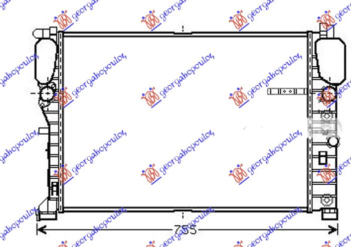 HLADNJAK MOTORA 5.5/6.2 BENZIN - 3.2/4.0 DIZEL (MAN/AUTO) (+/-AC) (640x459) (NIS