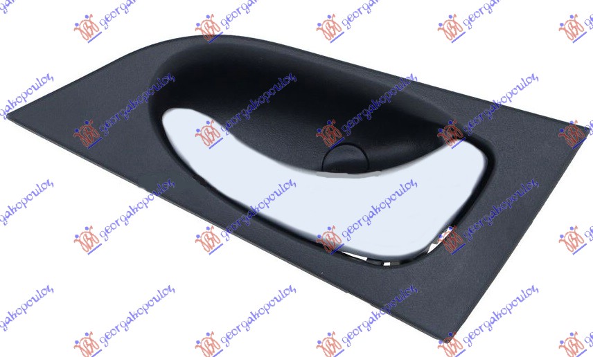 KVAKA PREDNJIH VRATA UNUTRASNJA SREBRNA/CRNA - DESNO