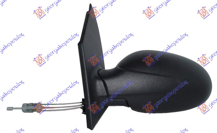 RETROVIZOR MEHANICKI SA SAJLOM (A KVALITET) (RAVNO STAKLO) - LEVO