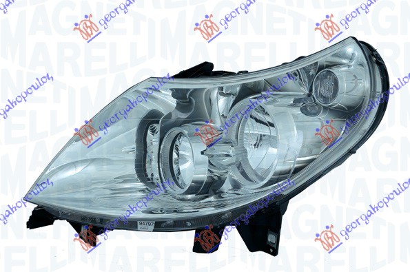 FAR ELEKTRICNI (H7/H1) SA LED DNEVNIM SVETLOM 2012- (MARELLI)
