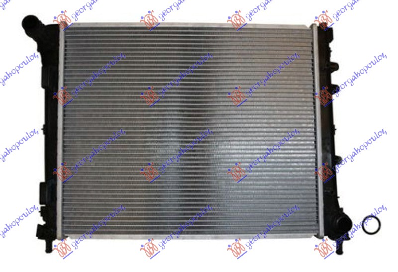HLADNJAK MOTORA 0.9/1.0 8V (48x39.2x1.6) (NISSENS)
