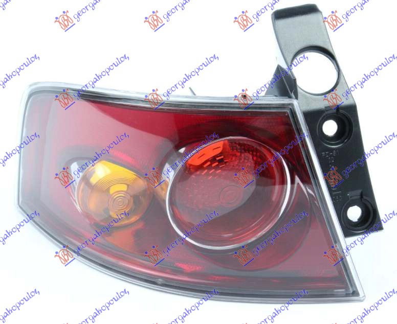 STOP LAMPA SPOLJASNJA (CRVENA) (DEPO) - LEVO