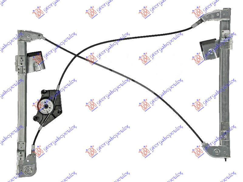 PODIZAC PREDNJEG PROZORA ELEKTRICNI (BEZ MOTORA) 3 VRATA (A KVALITET) - DESNO