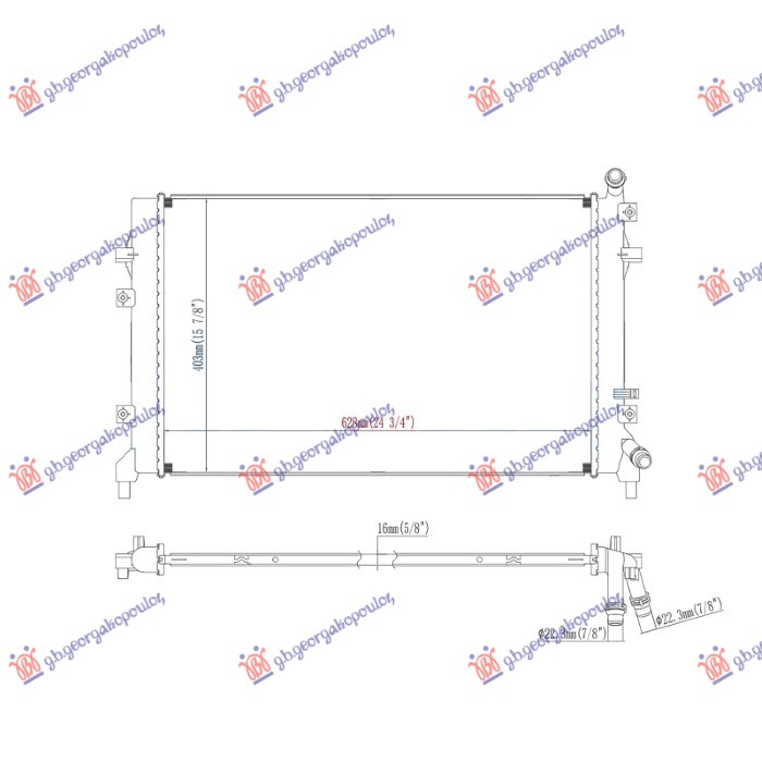 HLAD 1.4-1.6-2.0FSI/SDI M/A +A/C(65x41.5