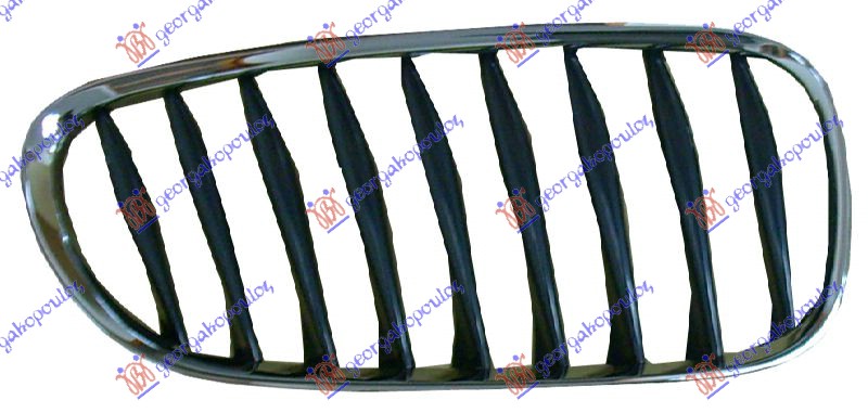 PVC MASKA HROM/CRNA - DESNO