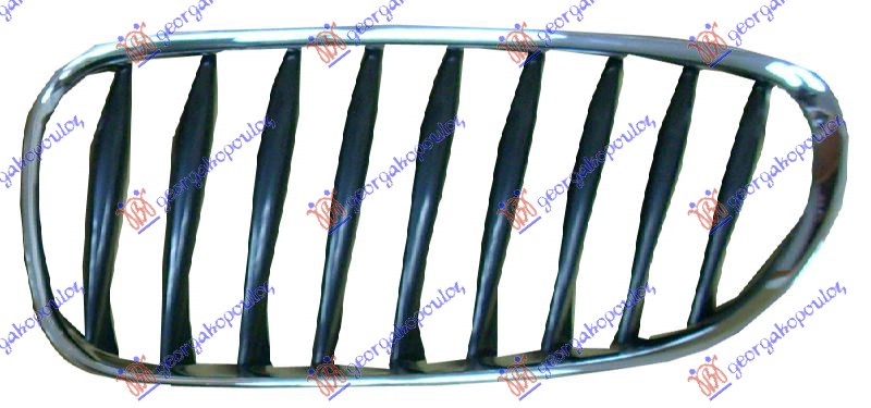 PVC MASKA HROM/CRNA - LEVO