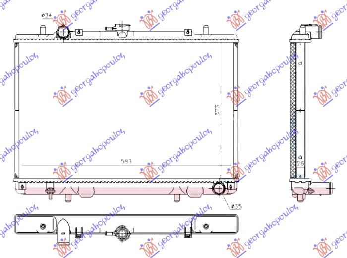 HLADNJAK MOTORA 2.0/2.4 BENZIN (MANUELNI) (373x593)