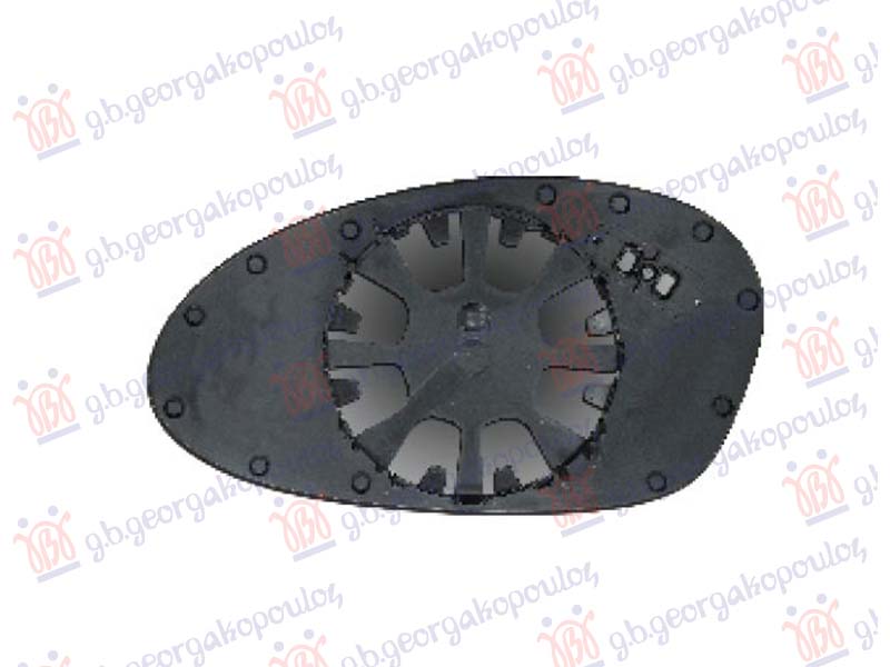 STAKLO RETROVIZORA PLAVO - DESNO