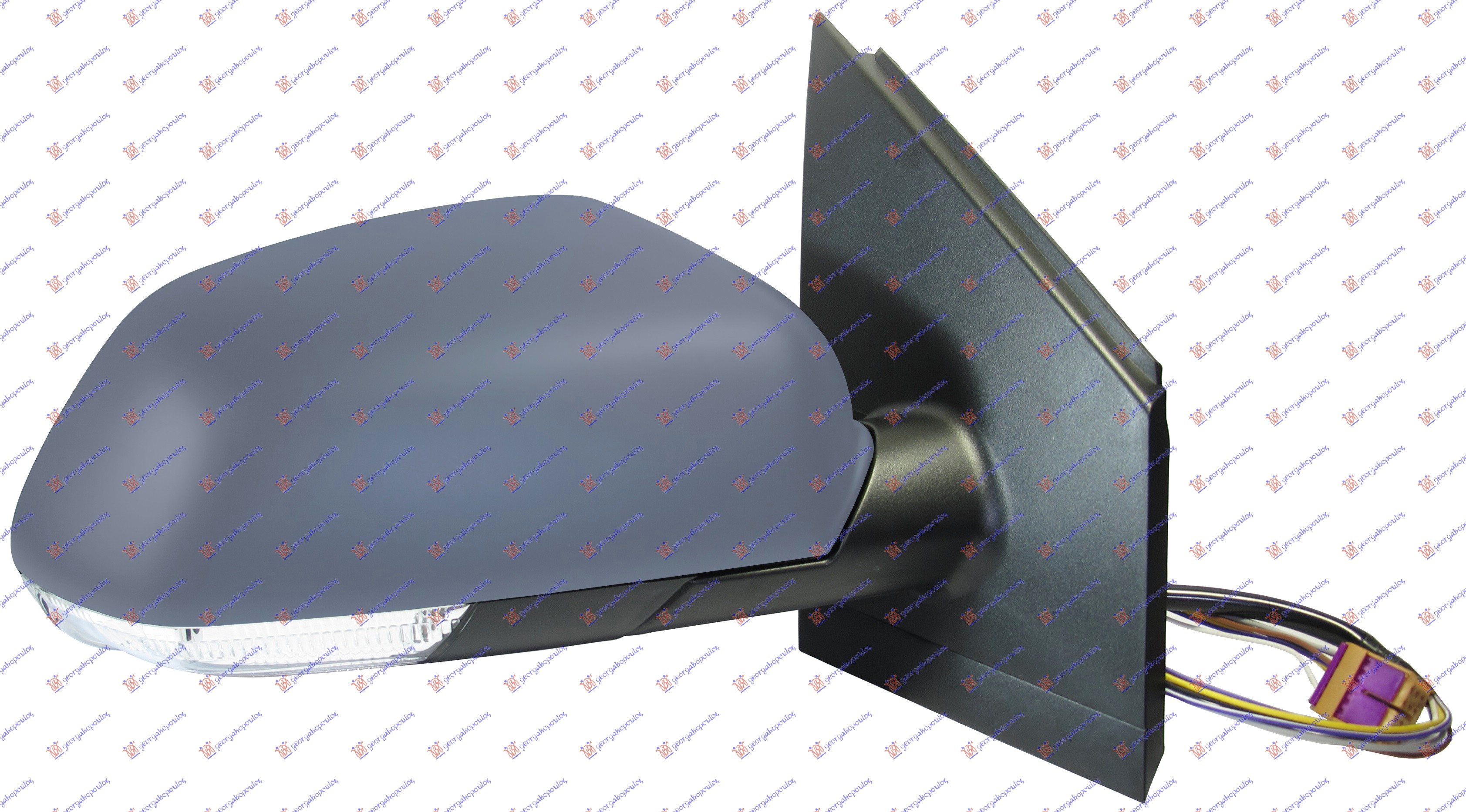 RETROVIZOR ELEKTRICNI SA GREJACEM PM (MIGAVAC) (KONVEKSNO STAKLO) - DESNO