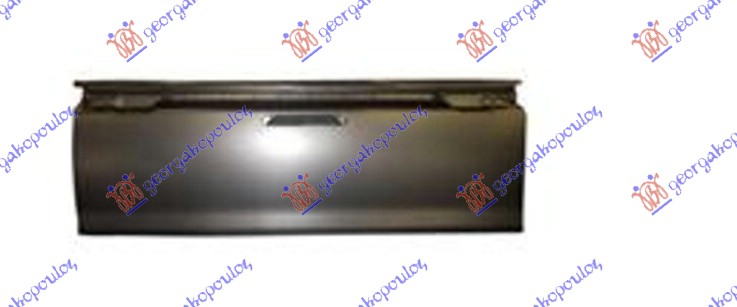 VRATA GEPEKA (PRODUZENA/DUPLA KABINA) (OTVOR ZA TRECU STOP LAMPU) (KVAKE BOCNO) 