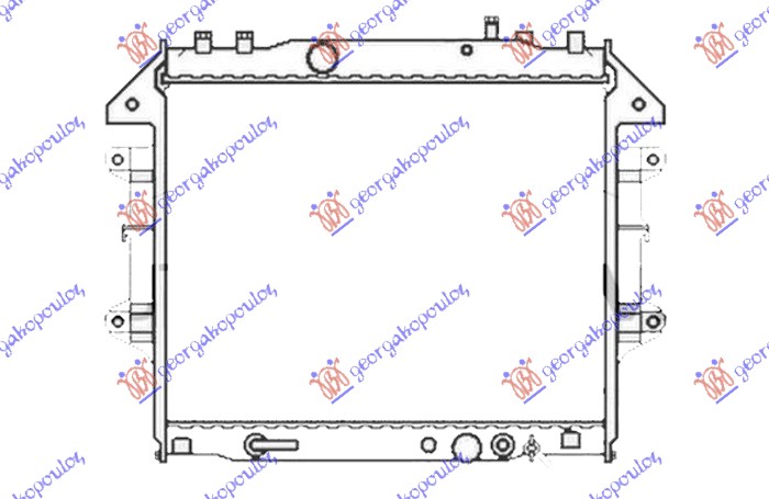 HLADNJAK MOTORA 2.5/3.0 TD (AUTO) (525x650) KOYO