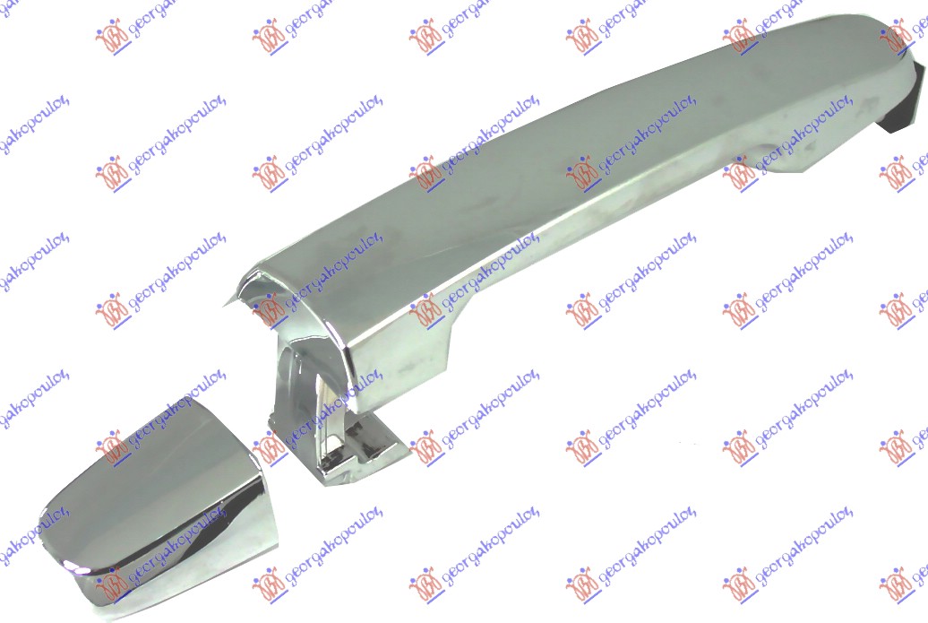 KVAKA PREDNJIH VRATA SPOLJASNJA HROM (BEZ RUPE ZA KLJUC) - DESNO