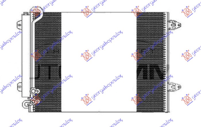 HLADNJAK KLIME 1.6 16v Fsi/2.0 FSi BENZIN - 1.6/1.9/2.0 TDi DIZEL (570x430x16) (