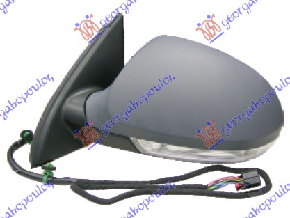 RETROVIZOR ELEKTRICNI SA GREJACEM PM (MIGAVAC) (A KVALITET) (ASFERICNO STAKLO) - LEVO