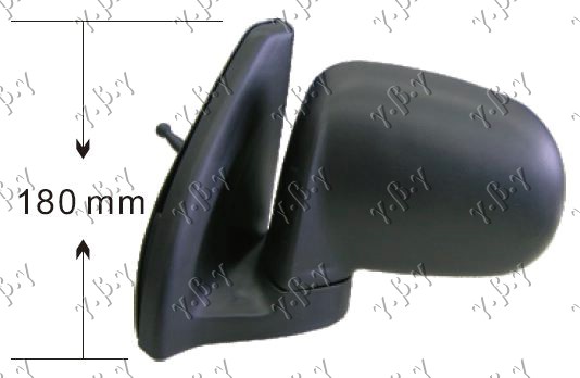 RETROVIZOR MEHANICKI SA SAJLOM (A KVALITET) (KONVEKSNO STAKLO) - LEVO