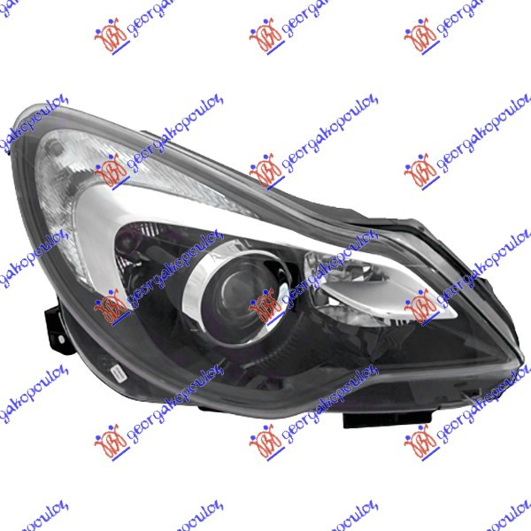 FAR ELEKTRICNI AFS CRNI 2011- (VALEO) - DESNO