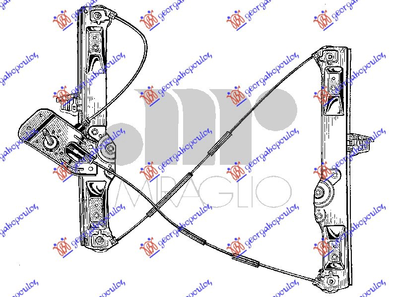 POD.PRED.PROZ.3VR.MEH.L-Corsa D(06-) - LEVO