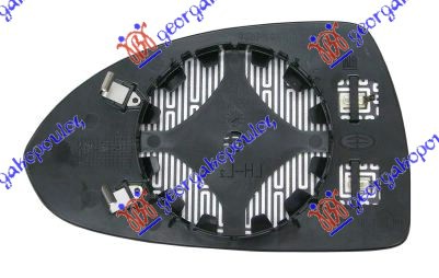 STAKLO RETROVIZORA SA GREJACEM (KONVEKSNO) - DESNO