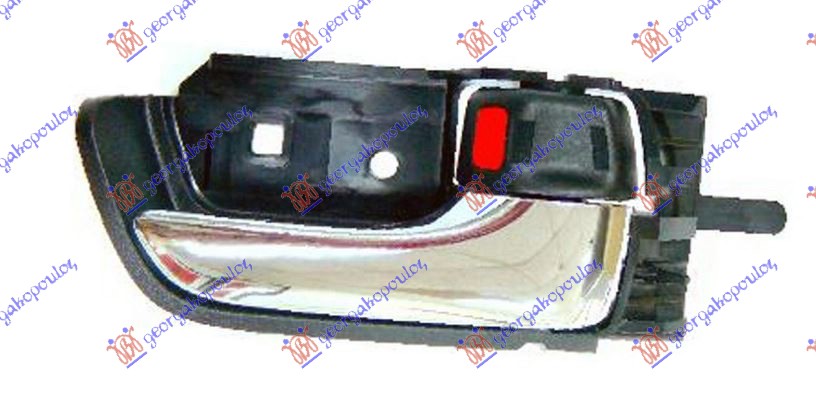 KVAKA PREDNJIH/ZADNJIH VRATA UNUTRASNJA HROM/CRNA - DESNO