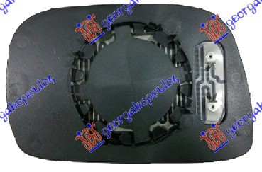 STAKLO RETROVIZORA SA GREJACEM (KONVEKSNO) - DESNO